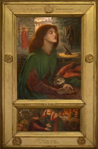 Beata Beatrix, 1871-72 de Dante Gabriel Rossetti