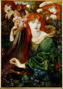 La Ghirlandata de Dante Gabriel Charles Rossetti