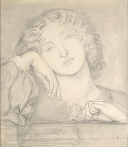 Monna Rosa, c. 1860s de Dante Gabriel Rossetti