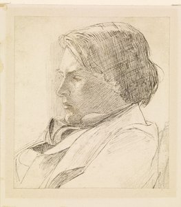 Retrato de un joven de Dante Gabriel Rossetti
