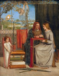 La infancia de la Virgen María de Dante Gabriel Charles Rossetti