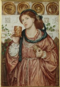 La copa amorosa de Dante Gabriel Charles Rossetti