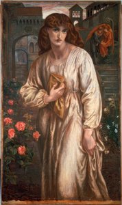 La salutación de Beatriz de Dante Gabriel Charles Rossetti