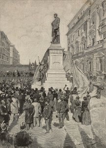 Inauguración del monumento a Quintino Sella, por Ettore Ferrari, 9 de abril de Dante Paolocci