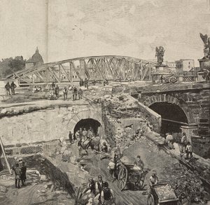 Obras en el Puente Sant