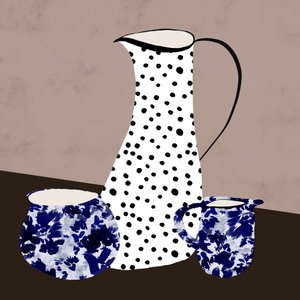 Lunares y estampados florales de Danushka Abeygoda