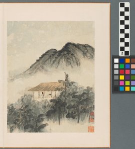 Reminiscencias del río Qinhuai, Dinastía Qing de Daoji Shitao