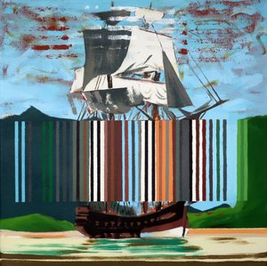 Bark Endeavour, 2019 (acrílico sobre lienzo)
