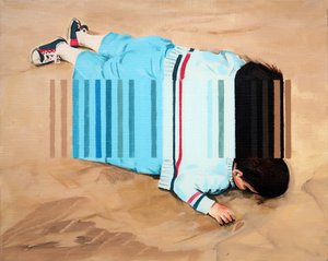 Beached, 2019 (acrílico sobre lienzo)