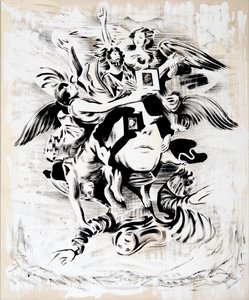 Adoración contundente, 2018 (óleo sobre lienzo)
