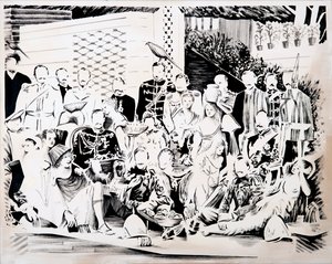 Fiesta de los dioses, 2017 (óleo sobre lienzo)