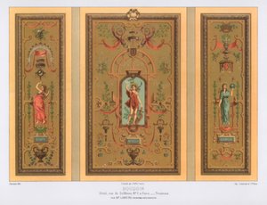 Boudoir, Rue de Solferino, París, siglo XIX de Daumont