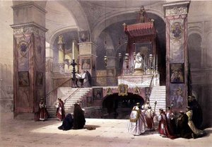 Capilla de la Anunciación, Nazaret, 28 de abril de 1839, lámina 32 de Volumen I de 