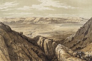 Descenso sobre el Valle del Jordán