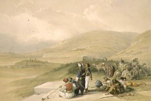 El pozo de Jacob en Siquem, 17 de abril de 1839, lámina 40 del Volumen I de 