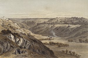 Jerusalén desde el Monte de los Olivos de David (after) Roberts