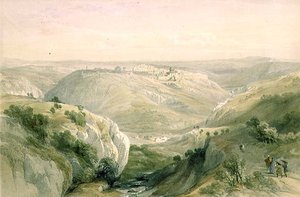Jerusalén desde el sur, 12 de abril de 1839, lámina 10 del Volumen I de 