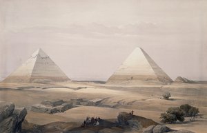 Las pirámides de Giza de David (after) Roberts