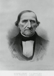 Retrato de Giovanni Santini (1787-1877), astrónomo, matemático y científico italiano