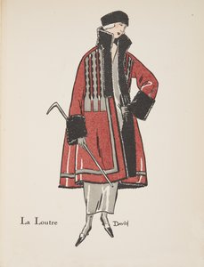 La Loutre, de una colección de placas de moda de David