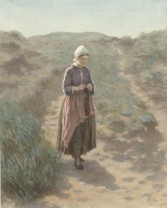 En las dunas de Zandvoort de David Adolph Constant Artz