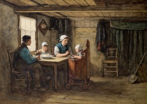 La comida del mediodía de David Adolph Constant Artz