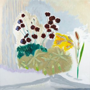 Semillas y Cosmos, 2010 (óleo sobre lienzo)