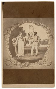 "Prefiero morir libre que vivir para ser esclavo", c. 1864 (impresión) de David Bustill Bowser