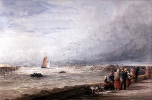Muelle de Calais de David Cox