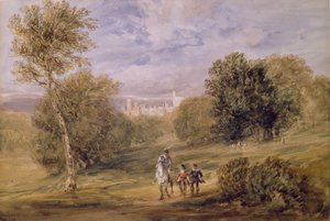 Haddon Hall desde el Parque, 1831