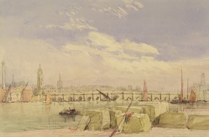 Puente de Londres, c.1828-30 de David Cox