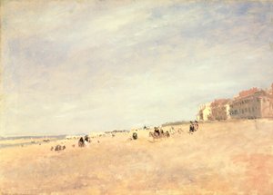 Rhyl Sands, c.1854 (óleo sobre lienzo) de David Cox