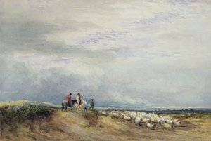 Jinetes en Ulverstone de David Cox