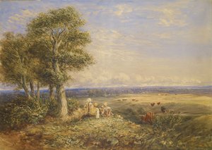 La alondra, 1848 de David Cox