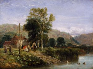 Esperando el ferry, 1845 de David Cox