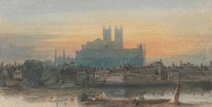 Westminster desde Lambeth de David Cox