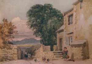 Cabaña de Black Jack, Bettws-y-Coed de David Cox the elder