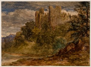 Castillo de Ludlow de David Cox the elder