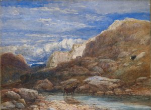 El desafío, 1853 de David Cox the elder