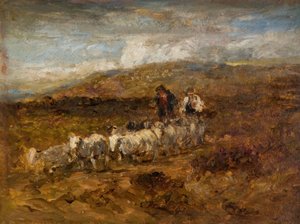 Pastores galeses de David Cox the elder