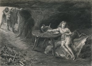 Imogen en la cueva Cymbeline, c1870 de David Desvachez