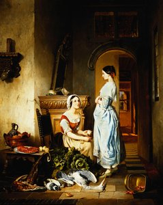 Preparando la comida de David Emil Joseph de Noter