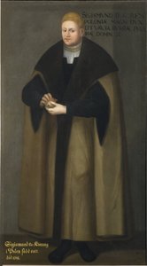 Segismundo I el Viejo, Rey de Polonia y Gran Duque de Lituania - Retrato de Segismundo I de Polonia (1467-1548), por Frumerie, David (1641-1677). Óleo sobre lienzo de David Frumerie