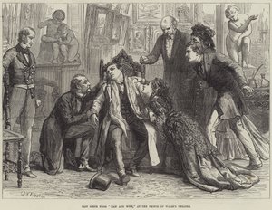 Última Escena de Hombre y Mujer, en el Teatro del Príncipe de Gales de David Henry Friston