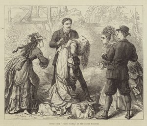 Escena de Vergüenza Falsa, en el Teatro Globe de David Henry Friston