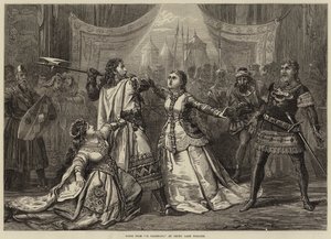 Escena de Il Talismano, en el Teatro Drury Lane de David Henry Friston