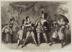 Escena de La Belle Sauvage, en el Teatro St James de David Henry Friston