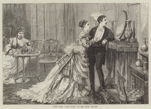 Escena de Lady Flora, en el Court Theatre de David Henry Friston