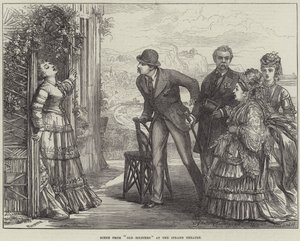 Escena de Viejos Soldados en el Teatro Strand de David Henry Friston