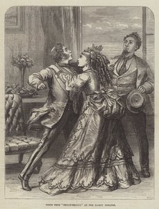 Escena de Shilly-Shally, en el Teatro Gaiety de David Henry Friston